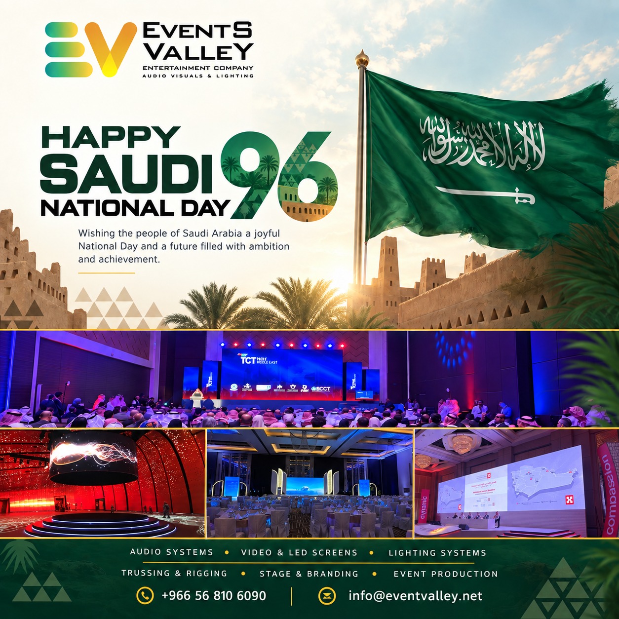 Celebrating Saudi National Day 96